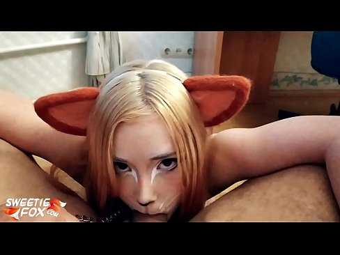 ❤️ Кицунэ заглотить хуй и сперма в рот Ебля у нас ❌️